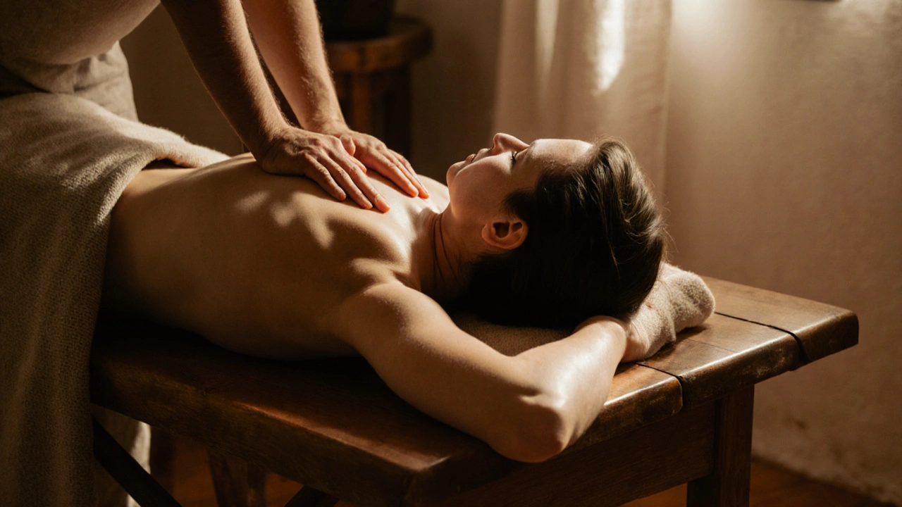 El Poder Curativo del Masaje con Besos