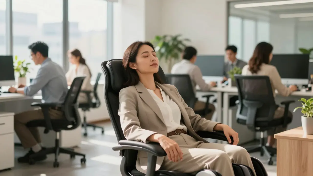 El Futuro del Wellness: Masaje en Silla para Aliviar Estrés y Tensión
